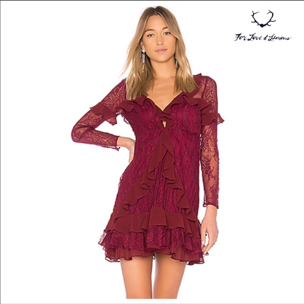 For Love and Lemons Lace Dress XS